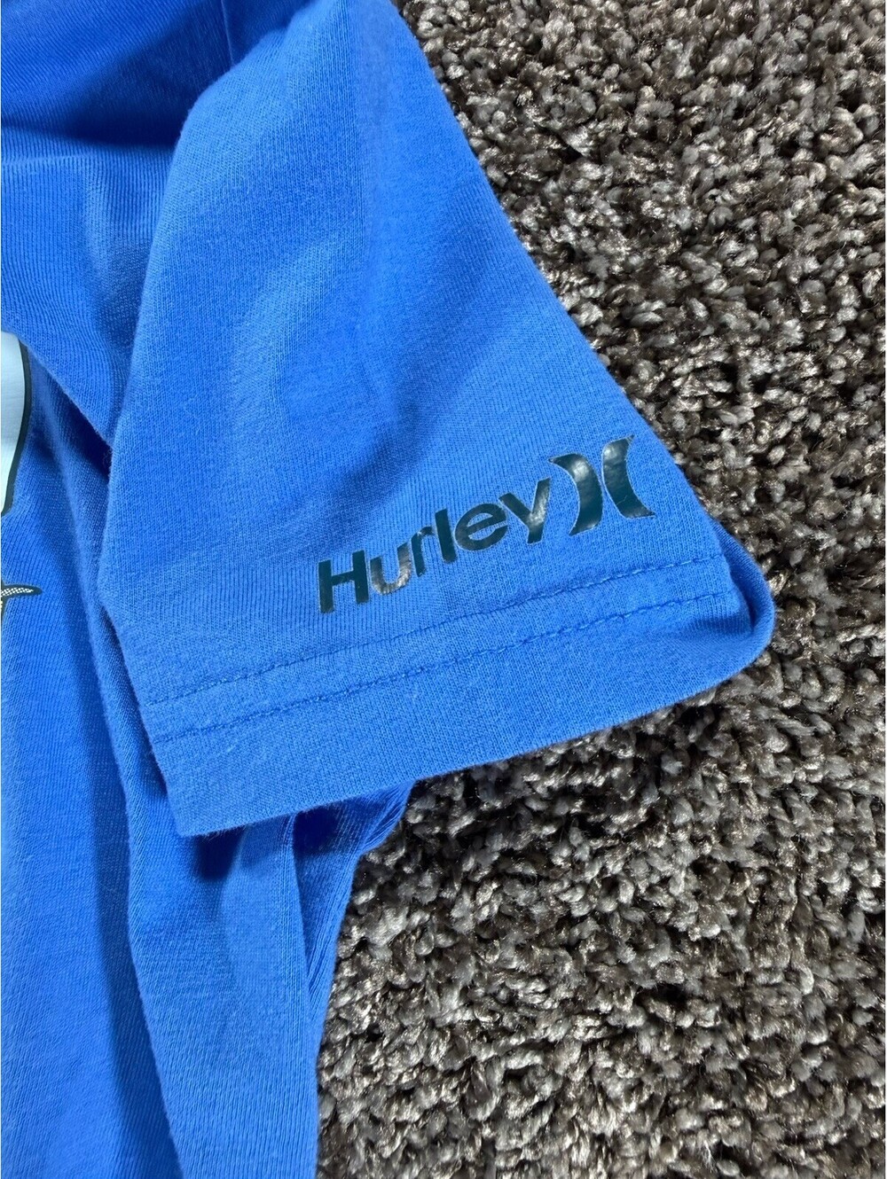 Hurley Surfing Graphic Shirt Sleeve Blue T-shirt Kids Size S (8-10) YRS - Picture 6 of 7